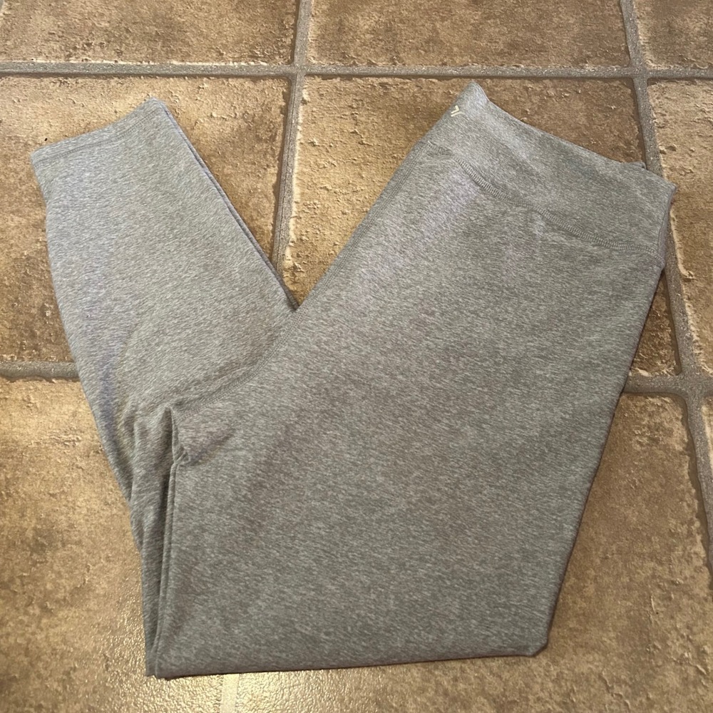 Old Navy Active Go-Dry Cloud+ Leggings Gray Heathered Womens Large Yoga Pants